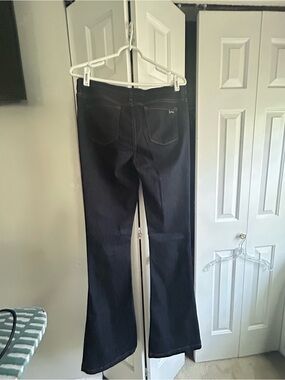 Juicy Couture Black and Gold Trim Denim Label Jeans